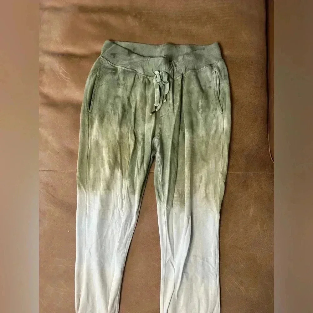 Young Fabulous and Broke Juliette Green Ombré Tie Dye Joggers Size Medium - Picture 5 of 12